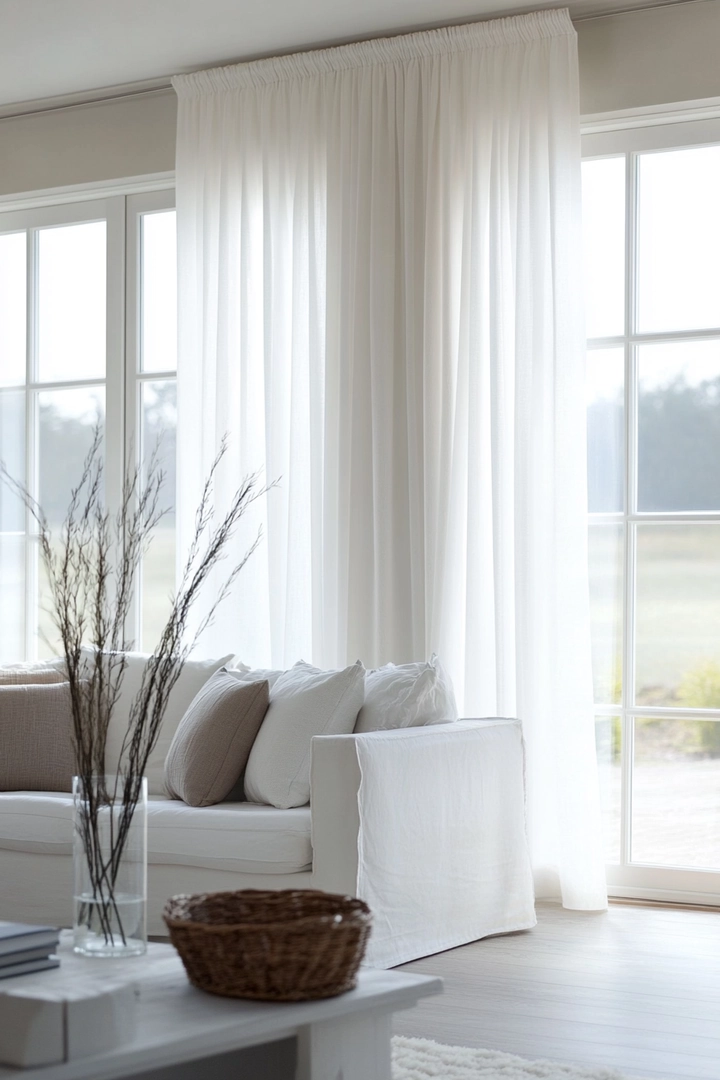 neutral living room curtain ideas 69