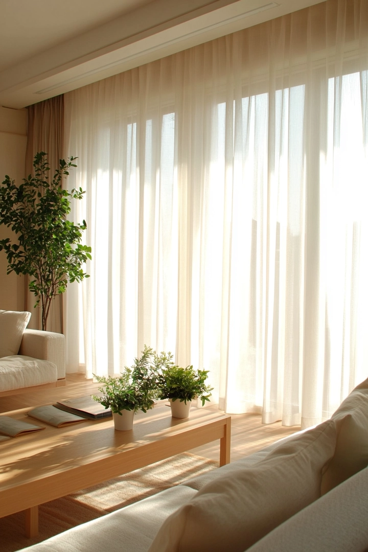 privacy curtain ideas living room 1