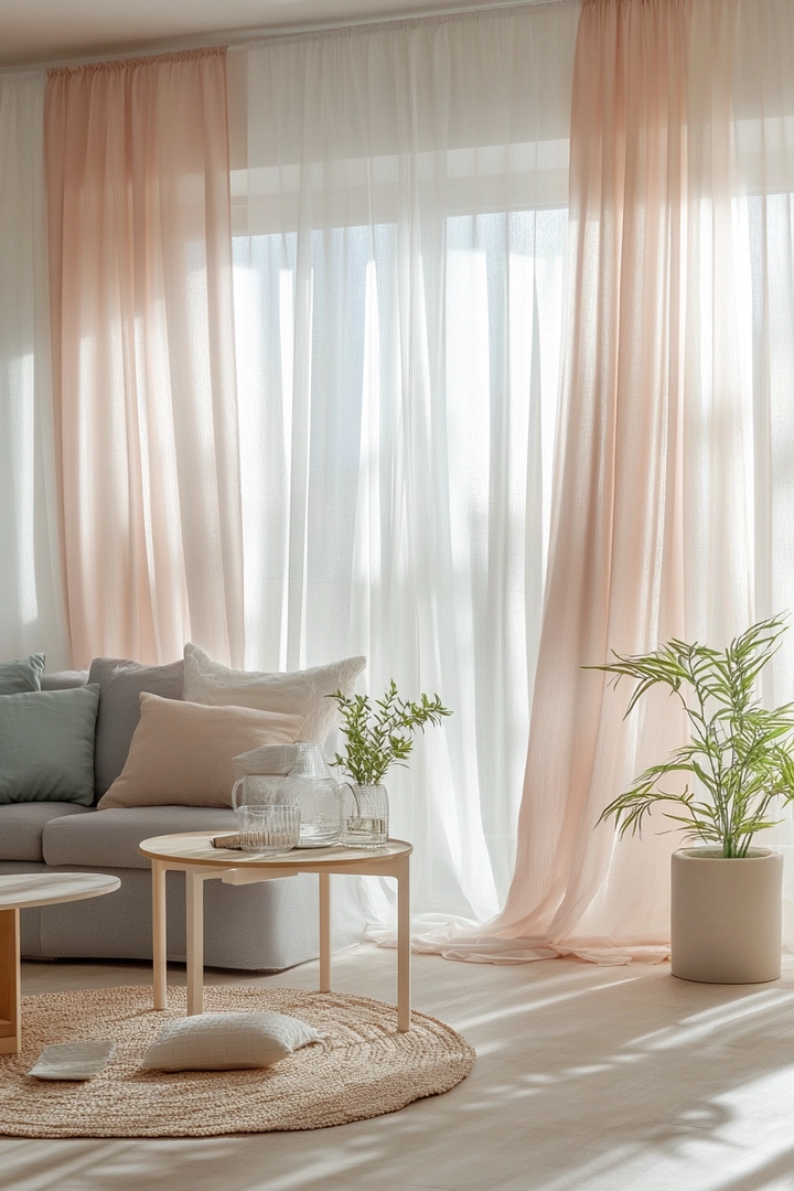 privacy curtain ideas living room 14