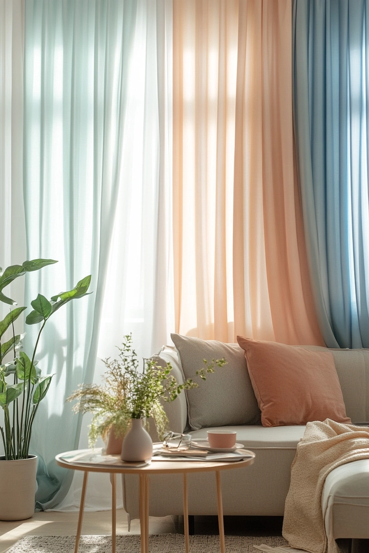 privacy curtain ideas living room 15