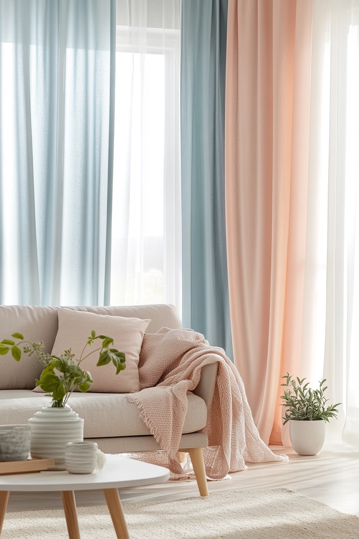 privacy curtain ideas living room 16