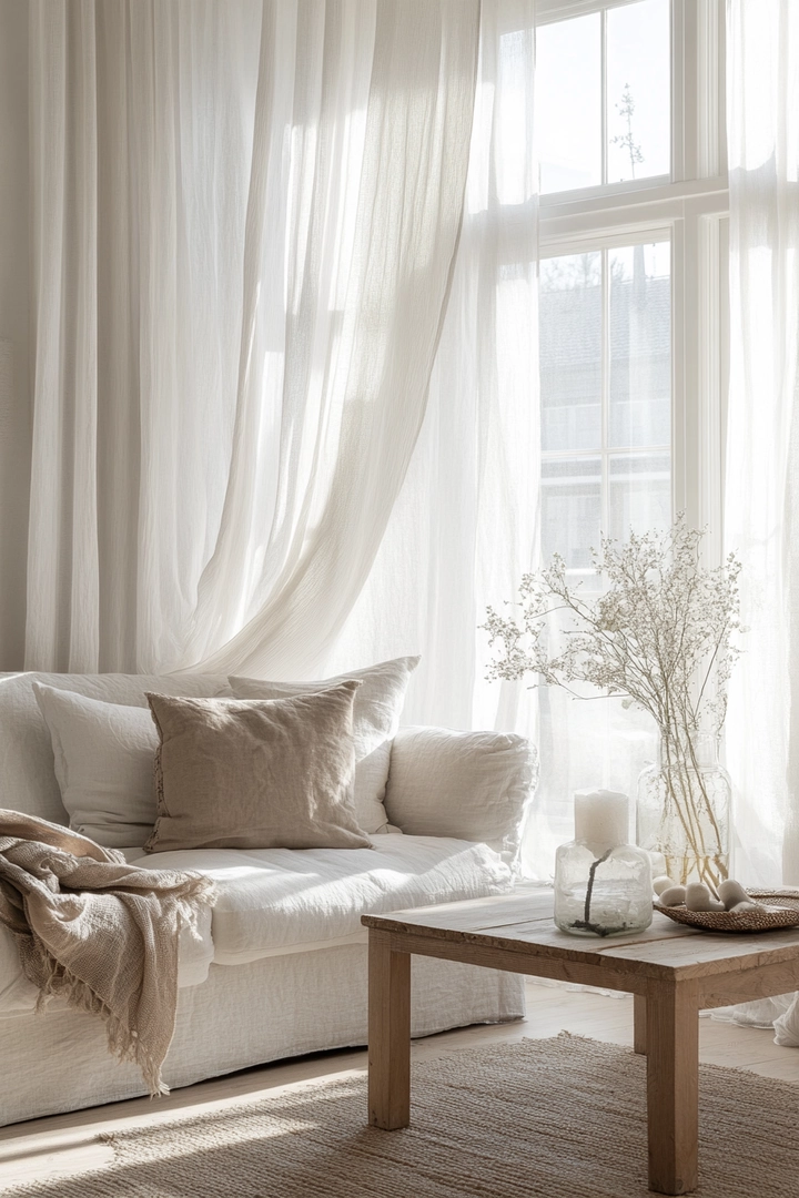 privacy curtain ideas living room 24