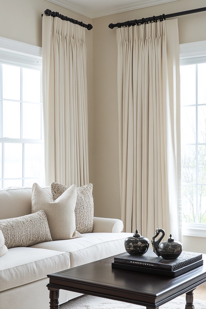 privacy curtain ideas living room 30