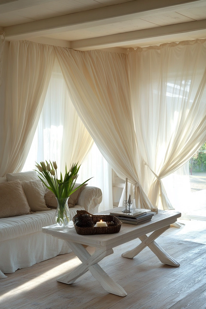 privacy curtain ideas living room 33