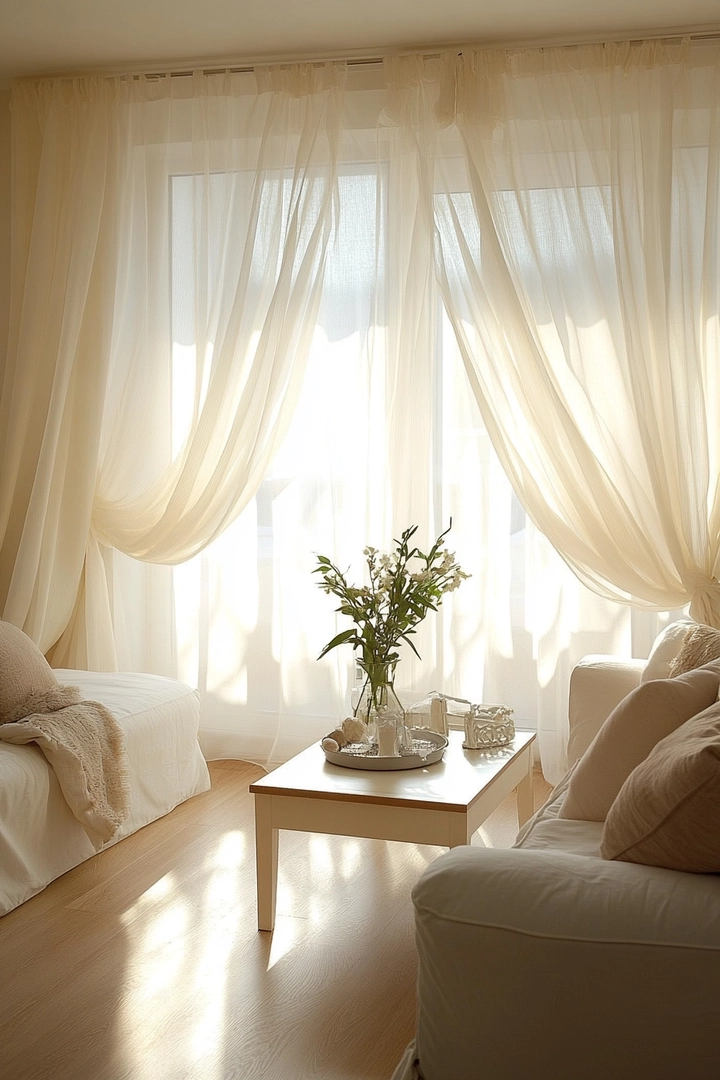 privacy curtain ideas living room 36