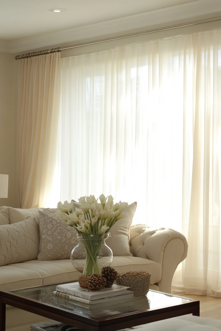 privacy curtain ideas living room 55