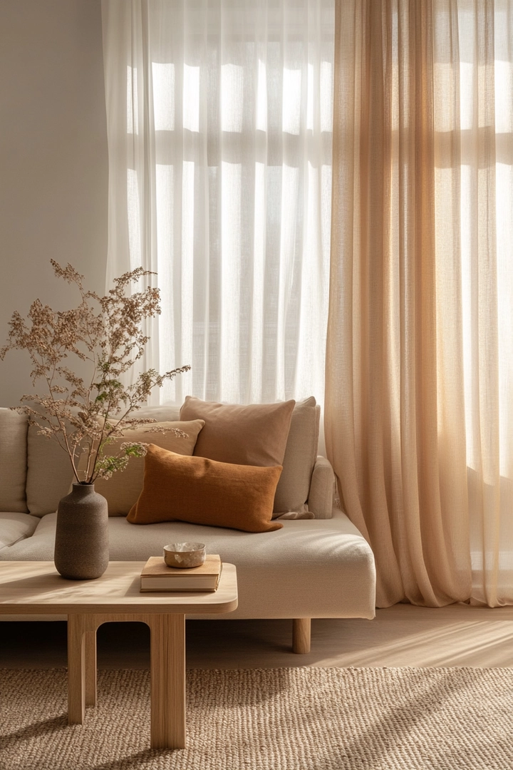 privacy curtain ideas living room 59