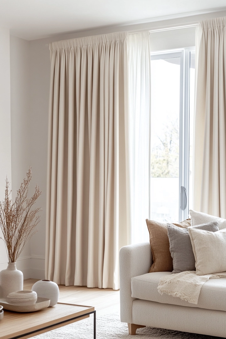 privacy curtain ideas living room 64