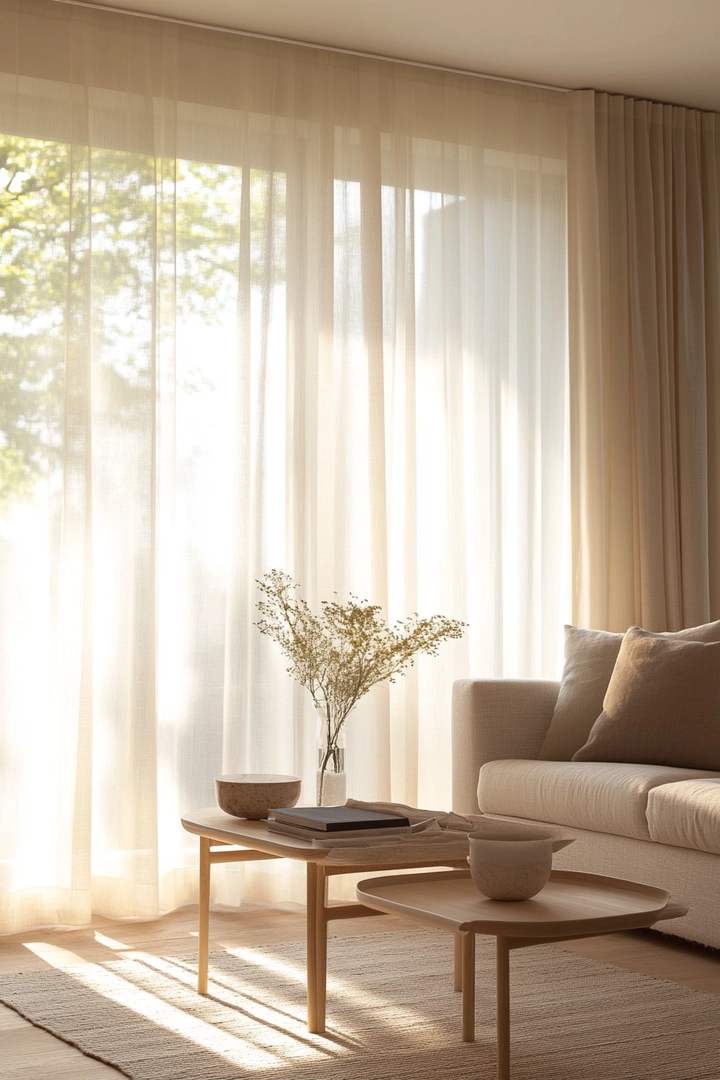 privacy curtain ideas living room 74