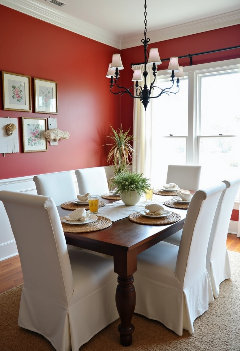 red dining room ideas 12