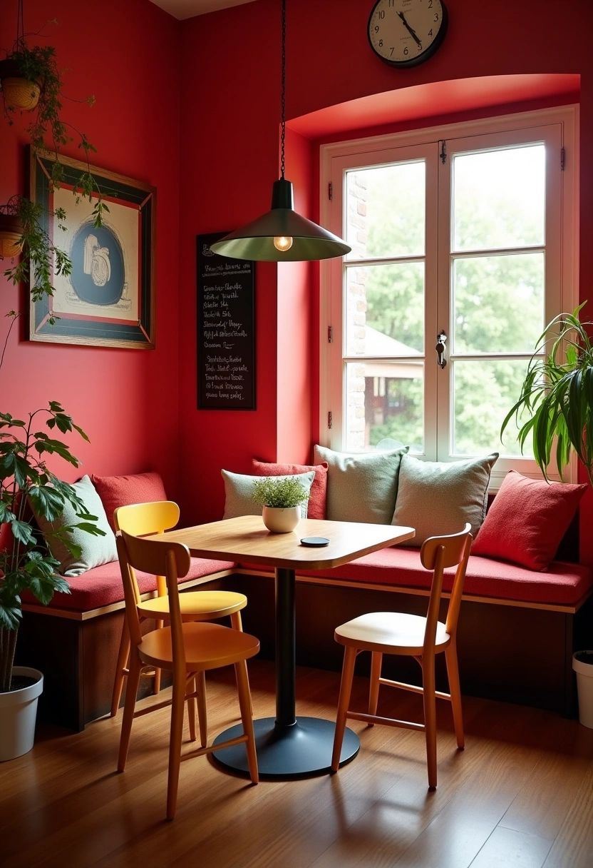 red dining room ideas 14