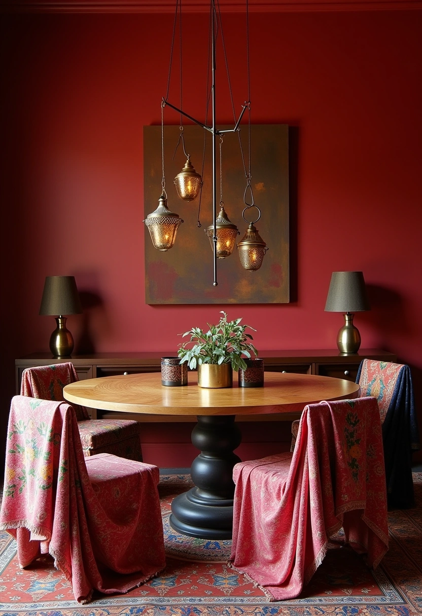 red dining room ideas 17