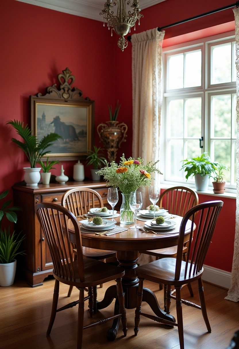 red dining room ideas 19