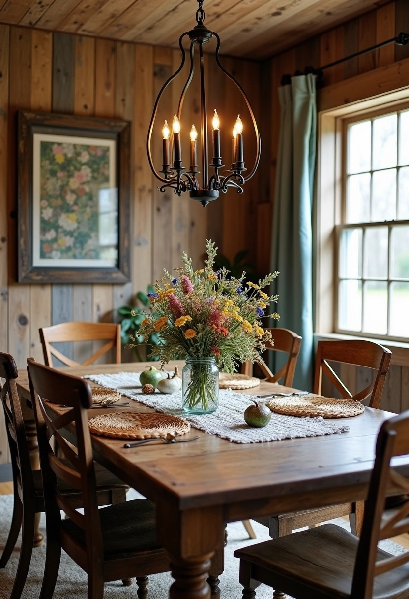 rustic dining room ideas 1