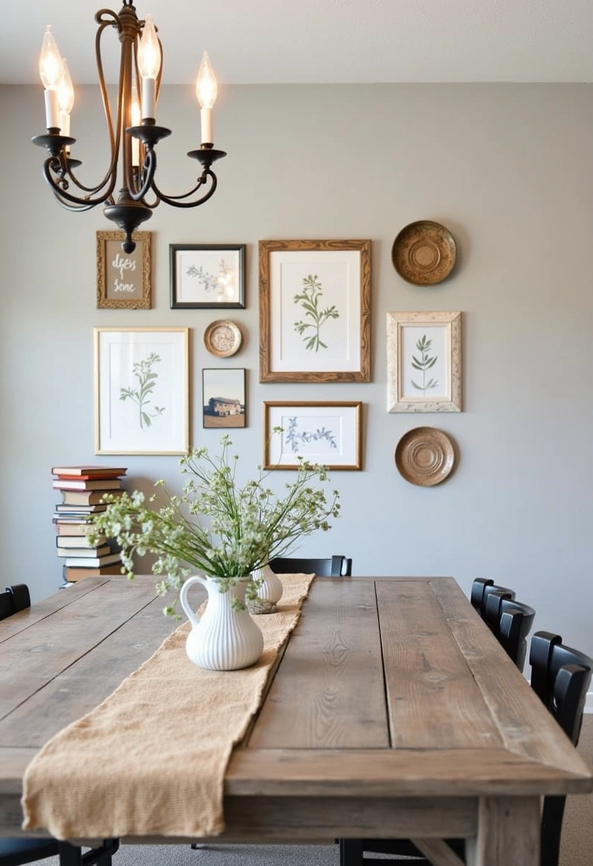 rustic dining room wall decor ideas 7