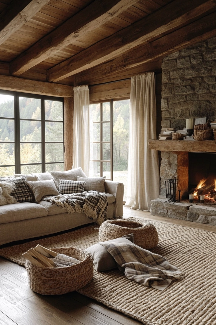 rustic living room ideas 4