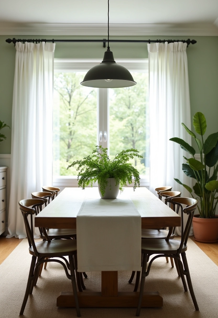 sage green dining room ideas 1