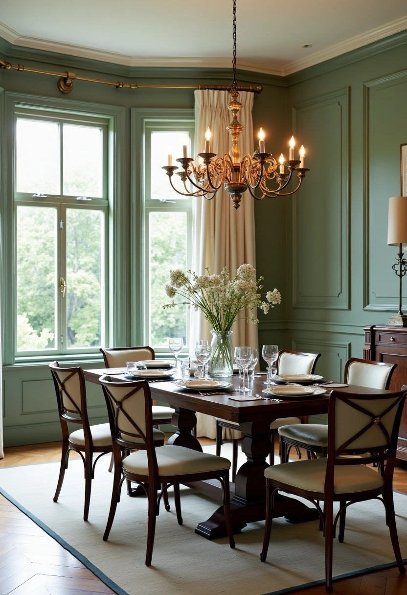 sage green dining room ideas 17