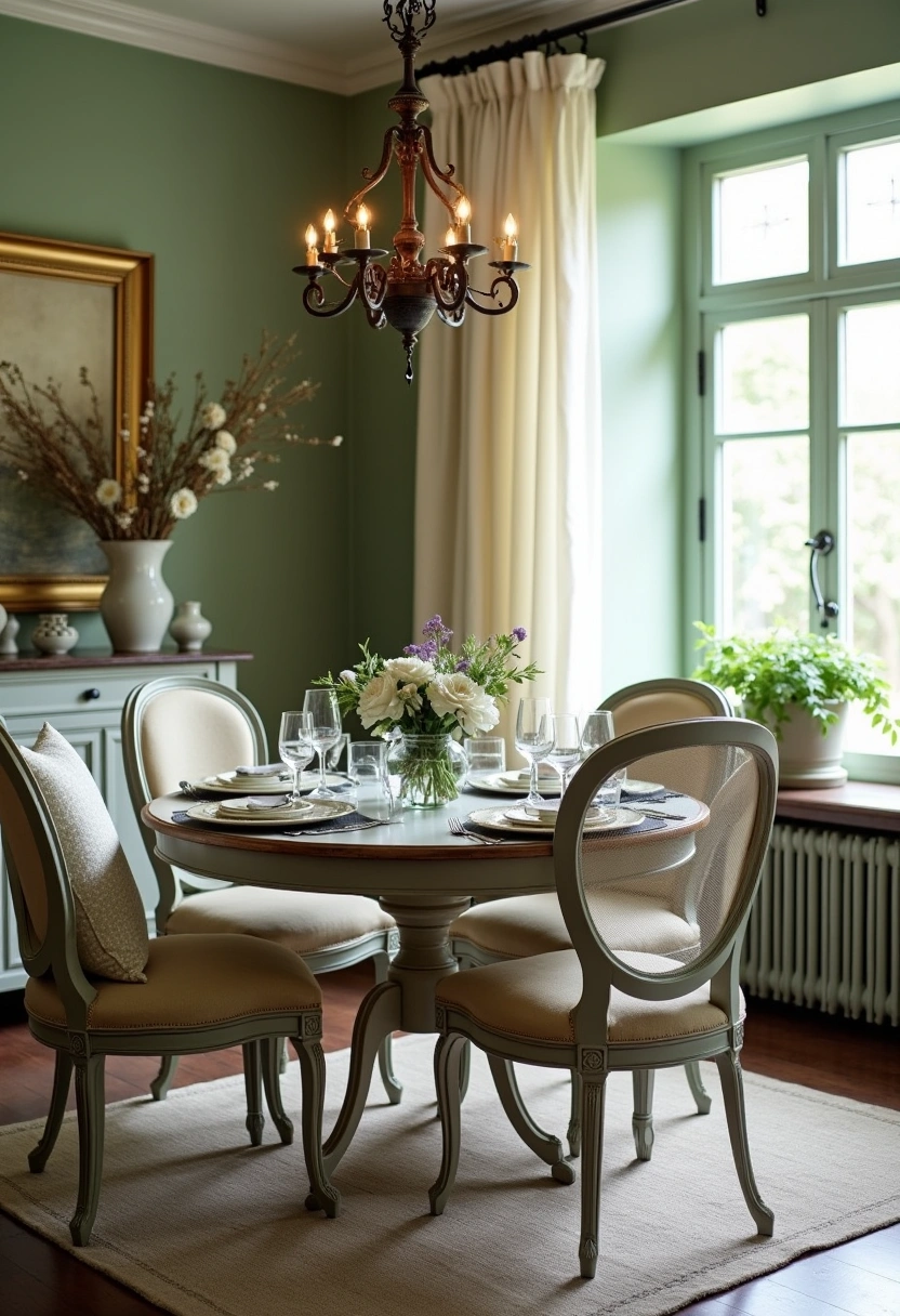 sage green dining room ideas 19