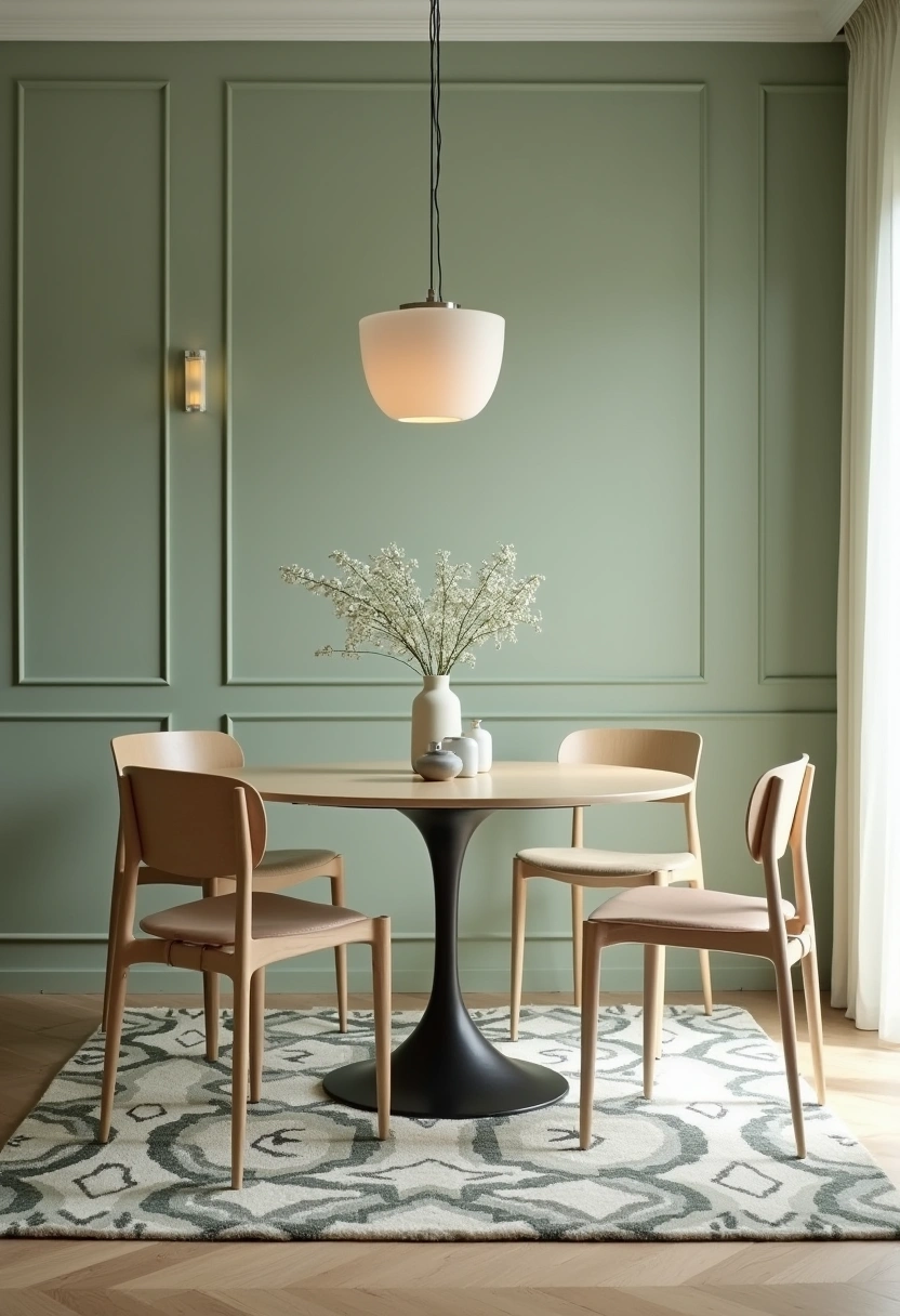 sage green dining room ideas 2