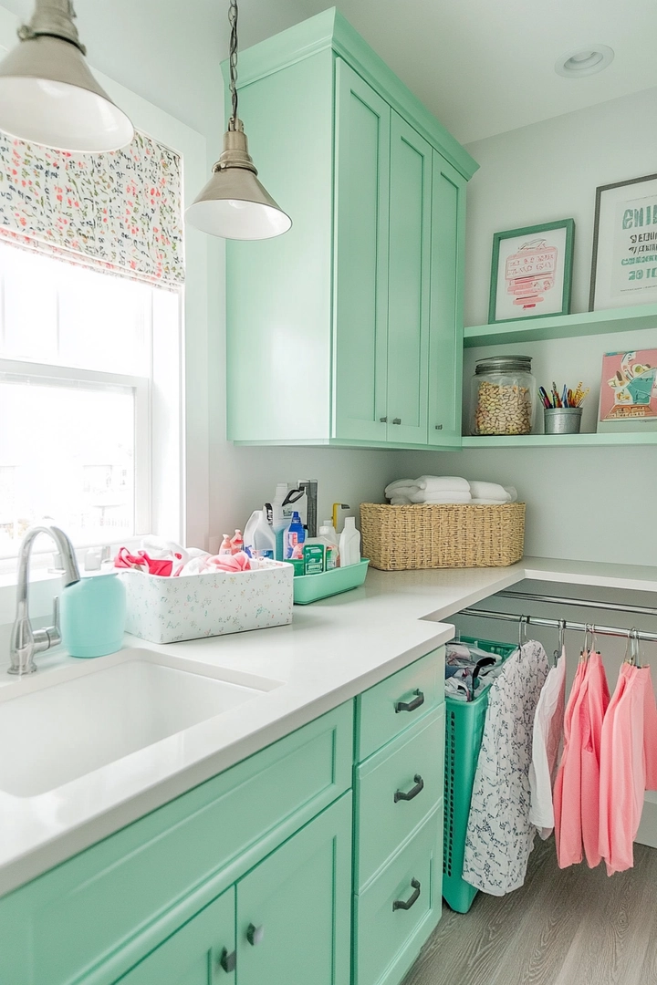 small laundry room makeover 11