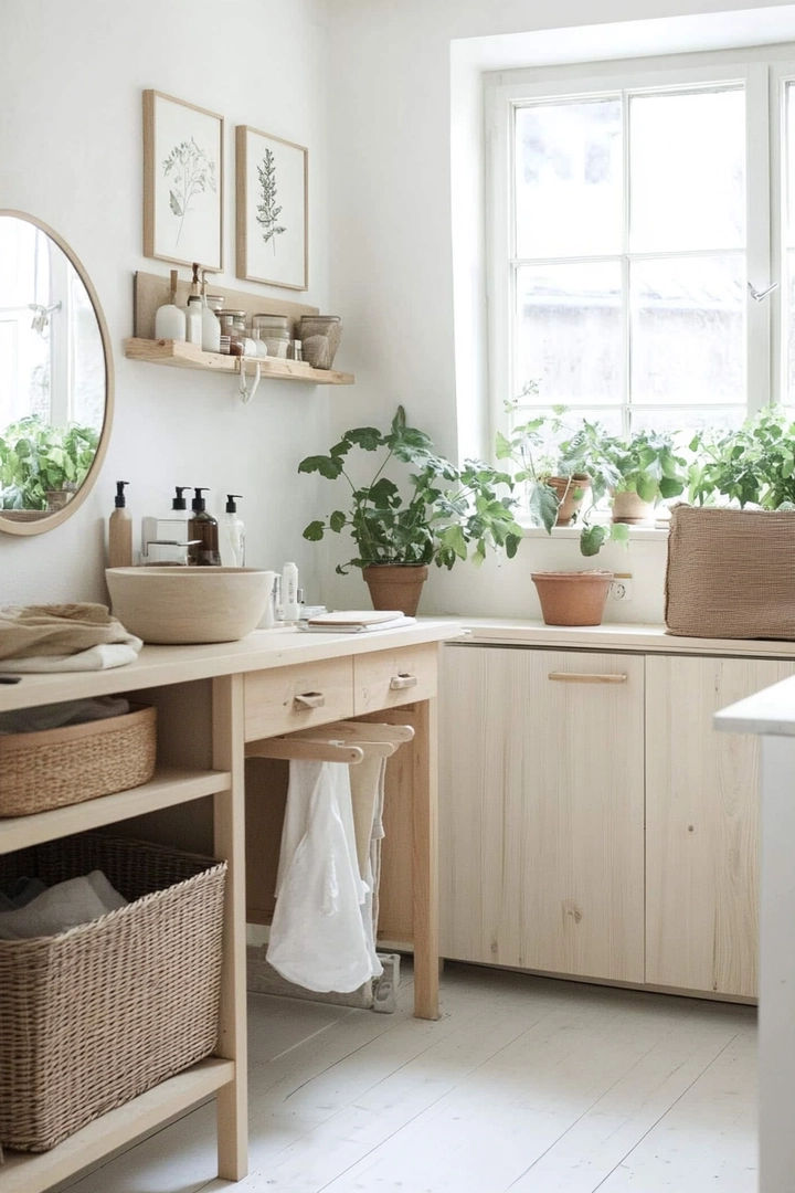 small laundry room makeover 17