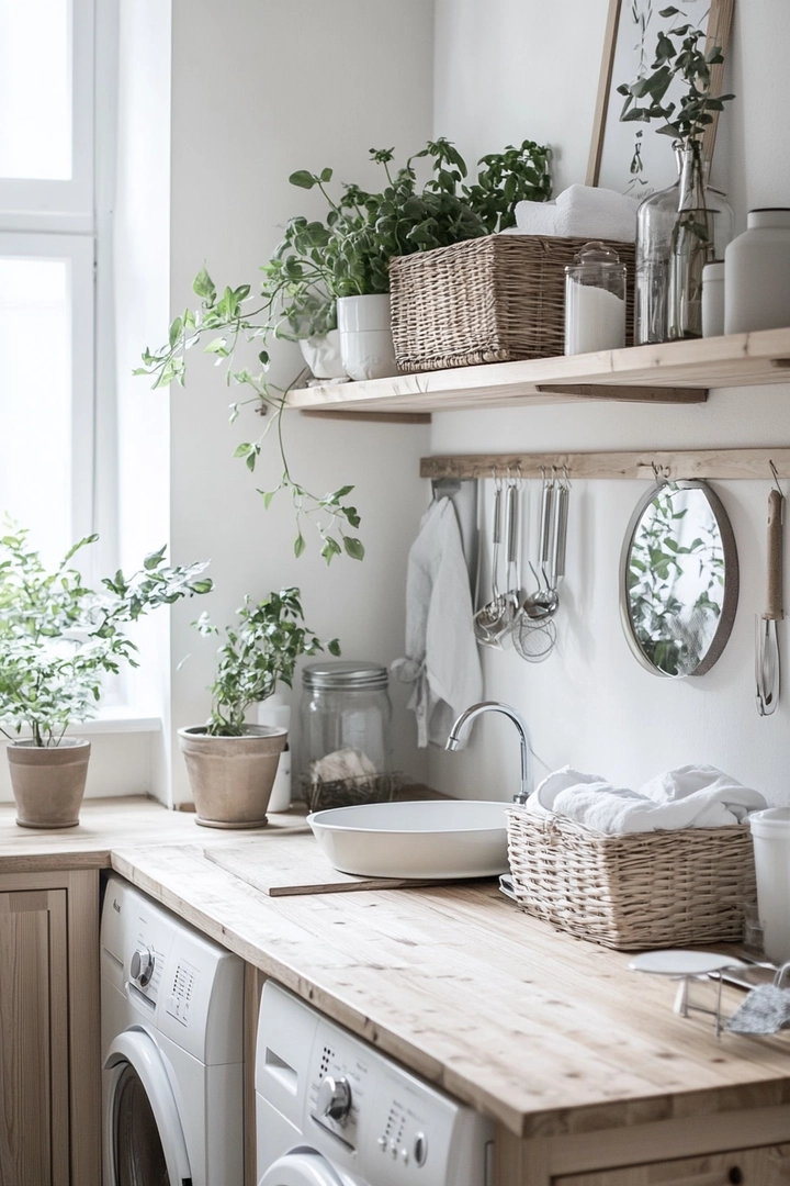 small laundry room makeover 18