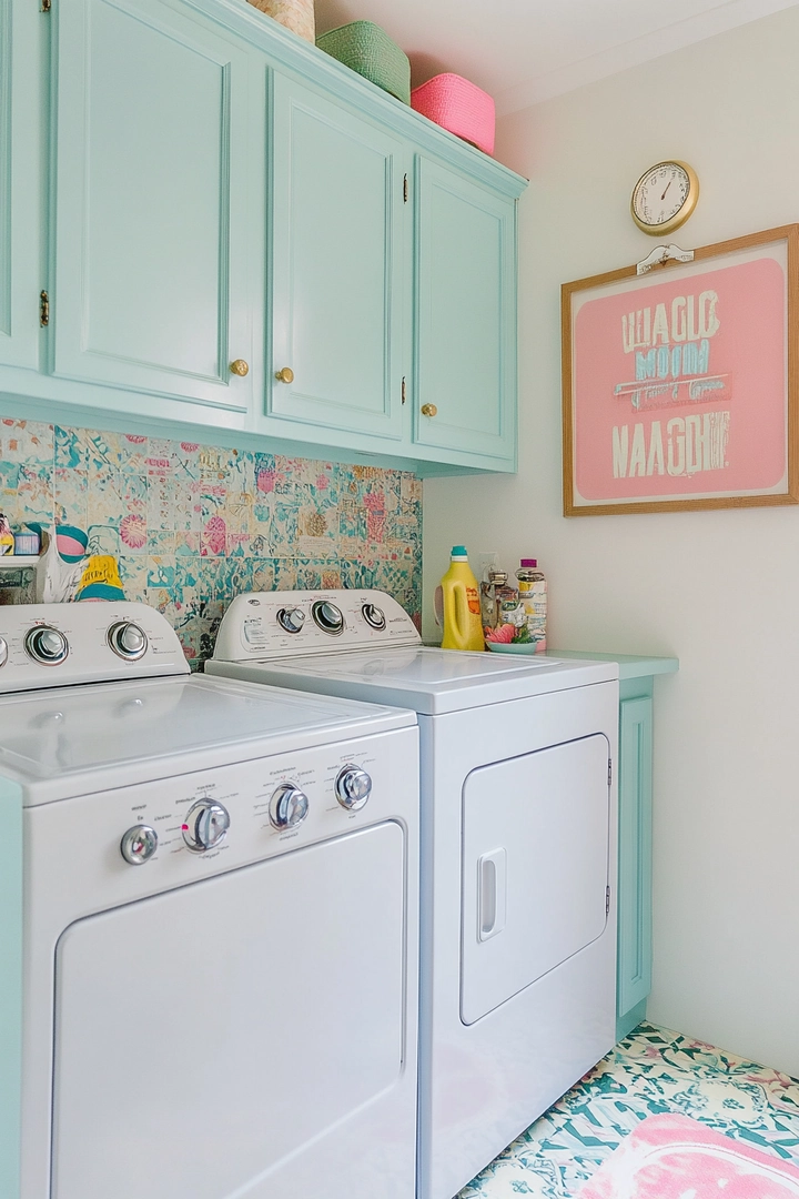 small laundry room makeover 21