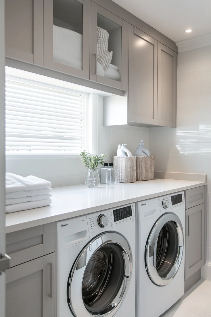 small laundry room makeover 26