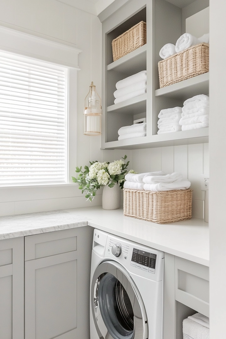 small laundry room makeover 28