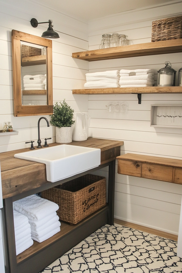 small laundry room makeover 32