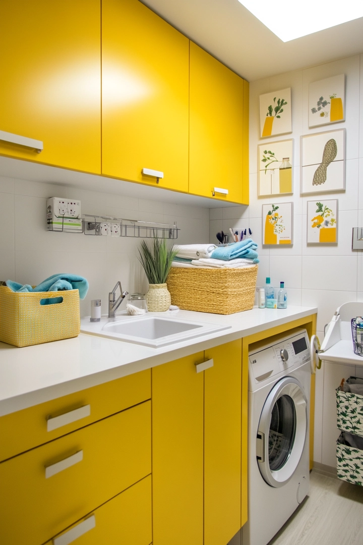 small laundry room makeover 35