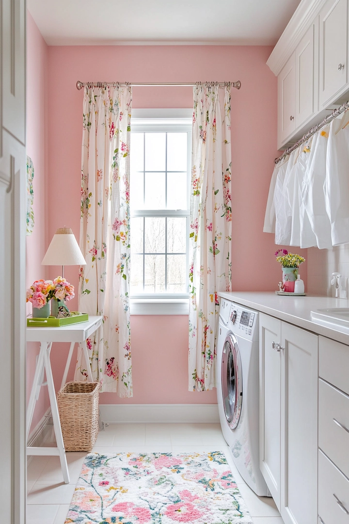 small laundry room makeover 43