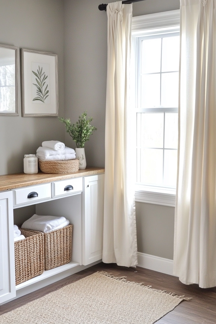 small laundry room makeover 53