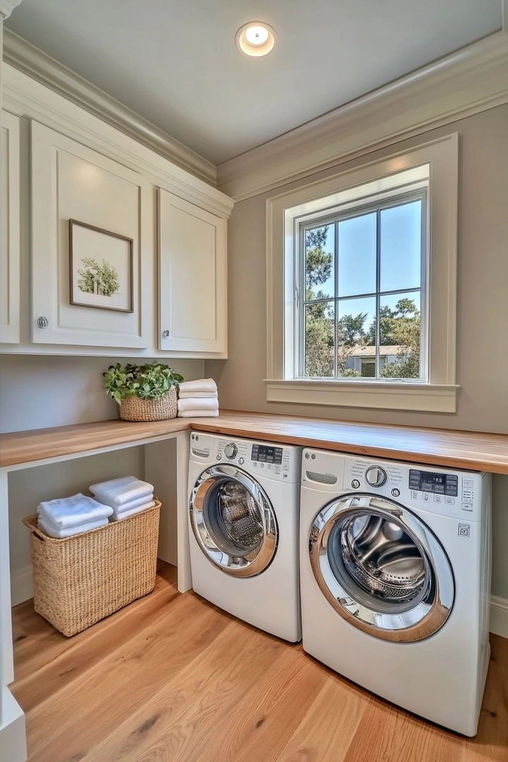 small laundry room makeover 54