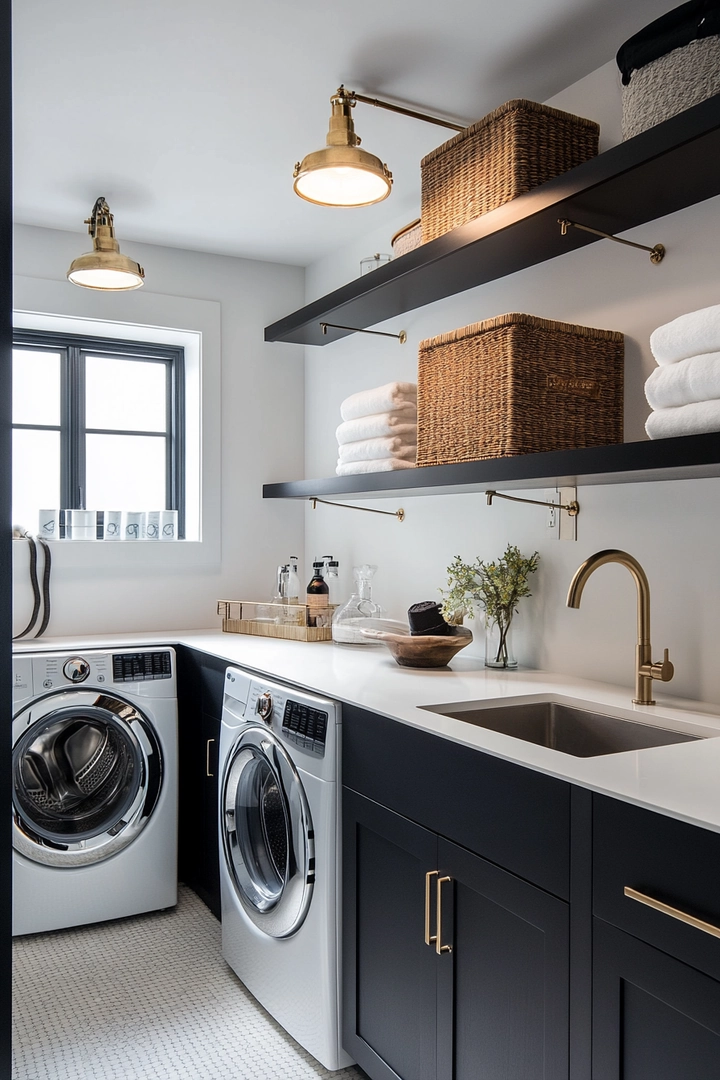 small laundry room makeover 61