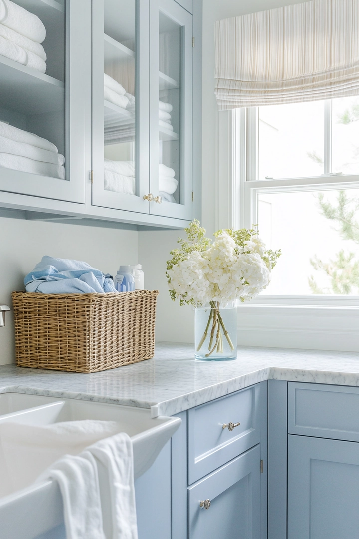 small laundry room makeover 66