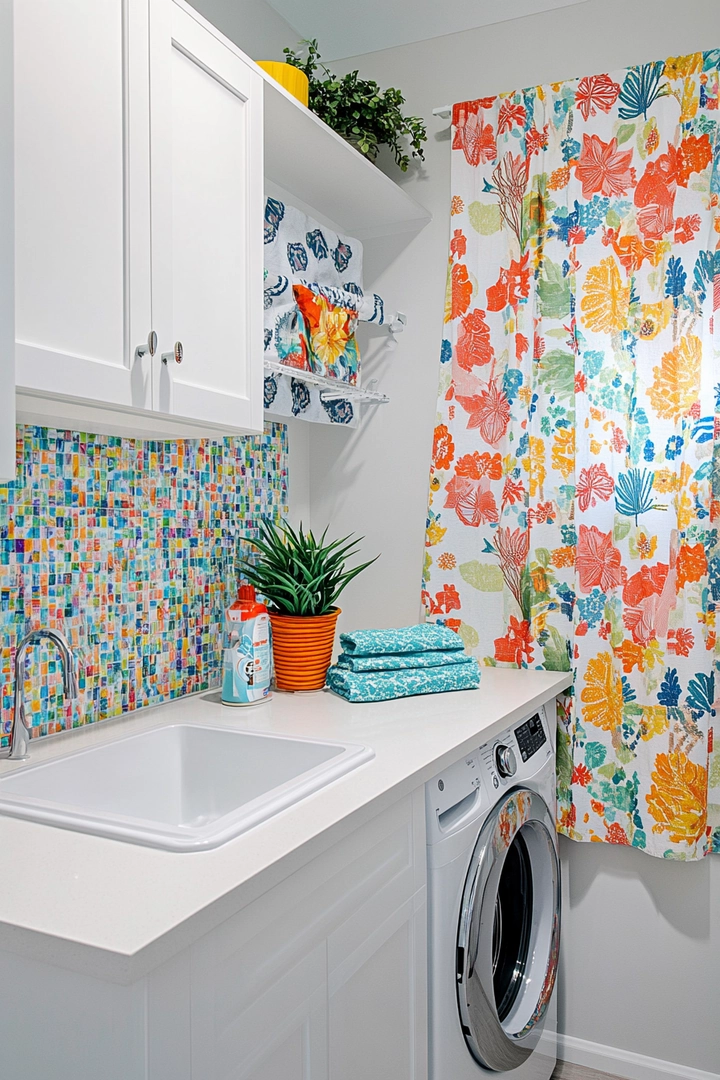 small laundry room makeover 70