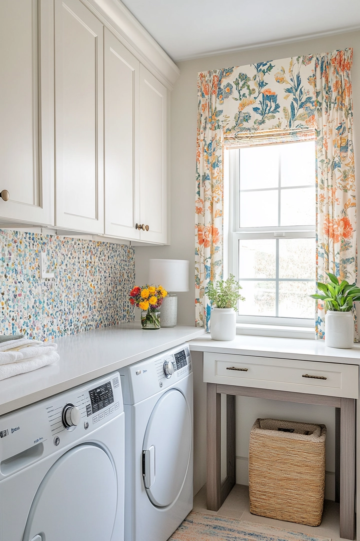 small laundry room makeover 72