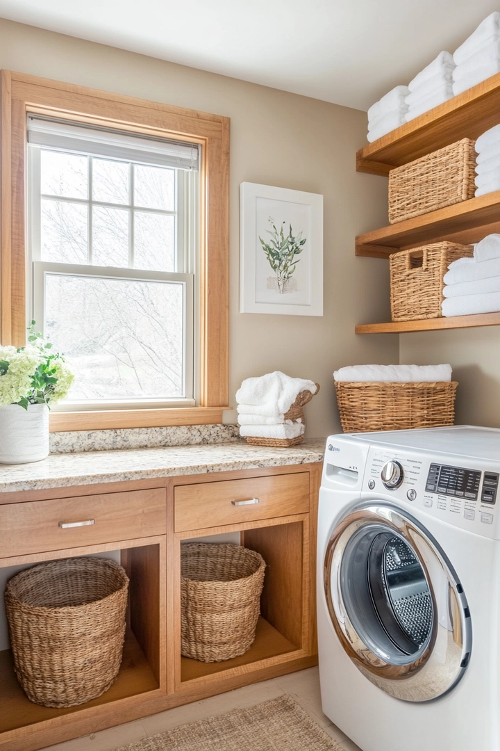 small laundry room makeover 73