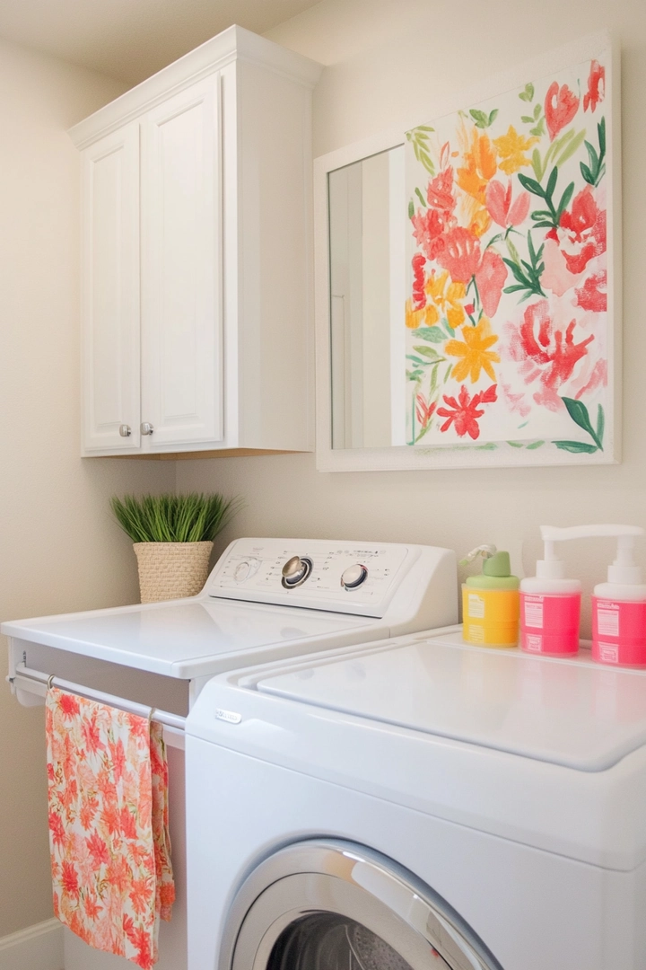 small laundry room makeover 77