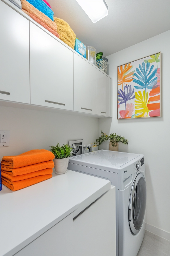 small laundry room makeover 78