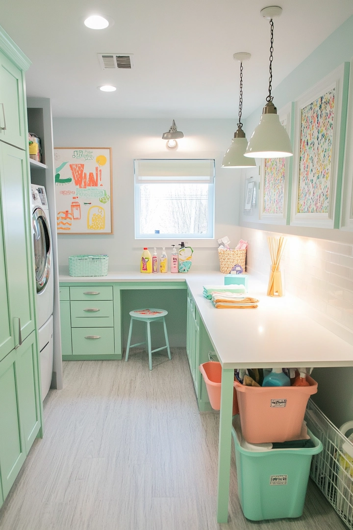 small laundry room makeover 9