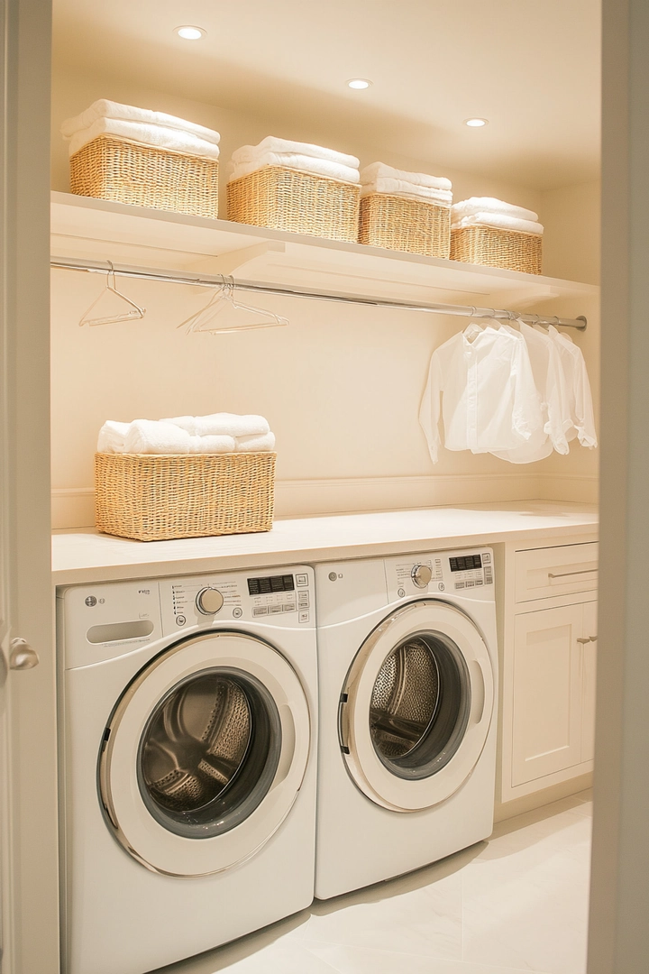 small laundry room organization 18