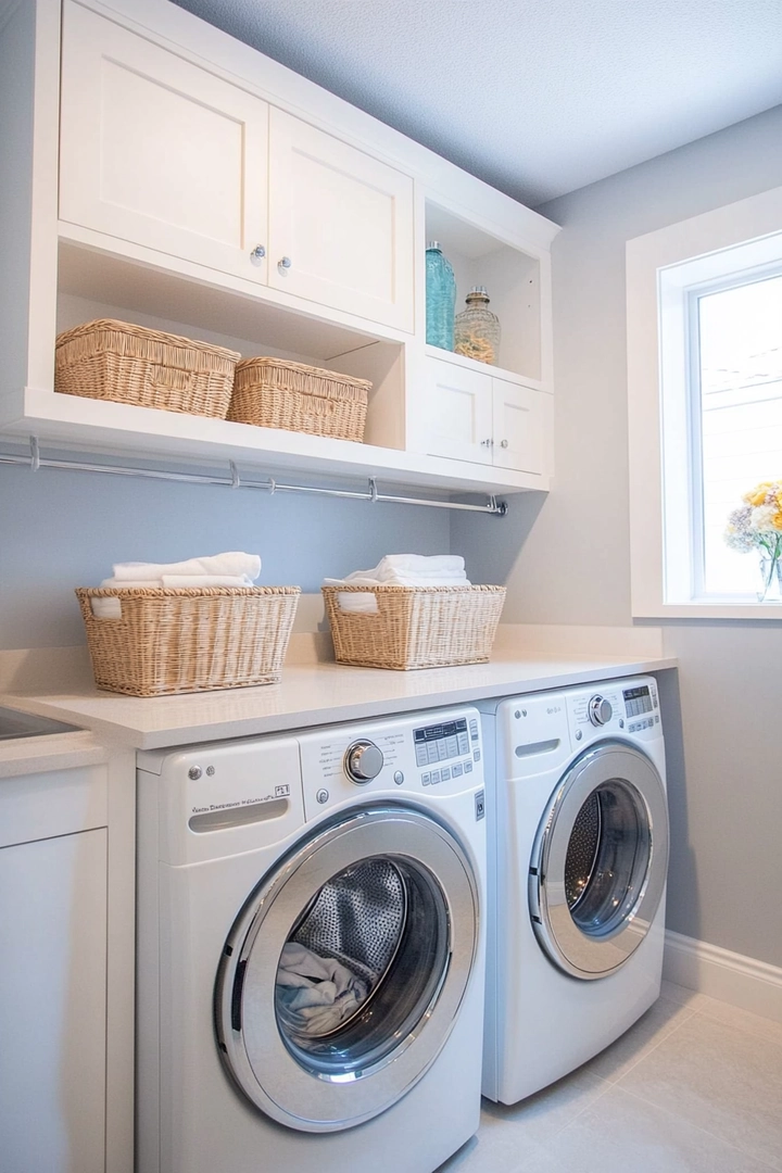 small laundry room organization 19