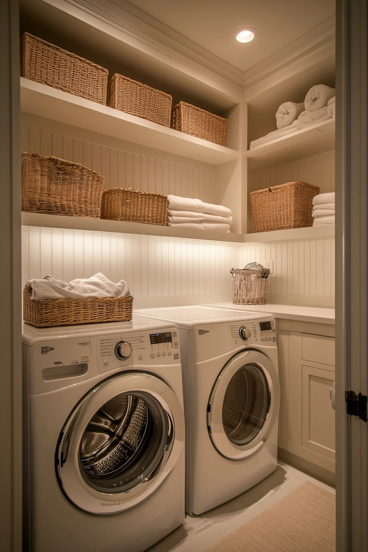 small laundry room organization 20