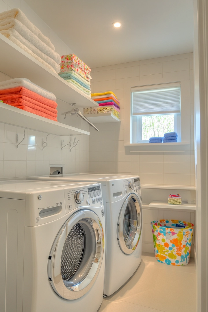 small laundry room organization 23