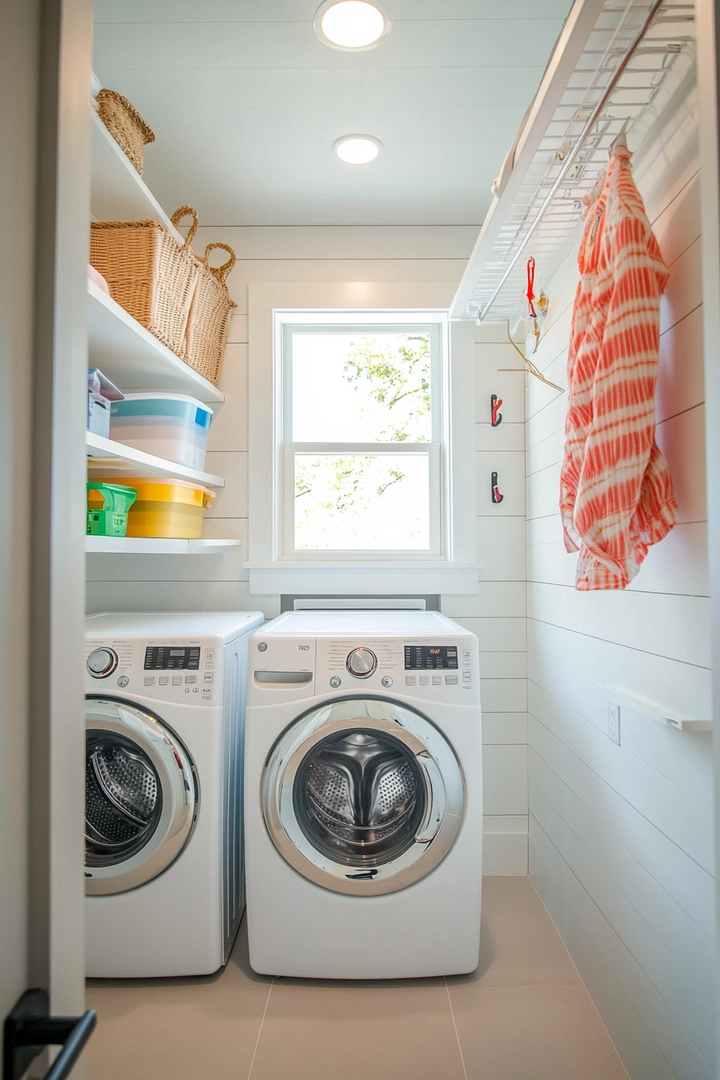 small laundry room organization 24