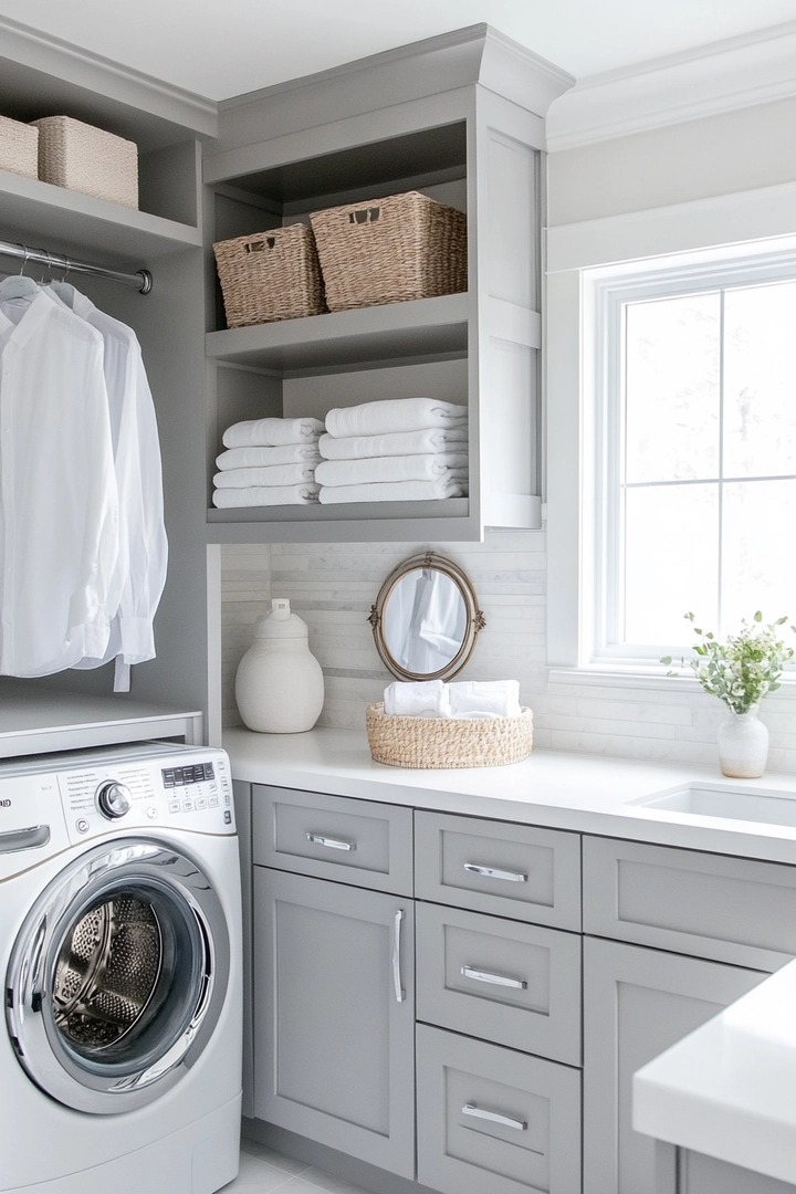 small laundry room organization 27