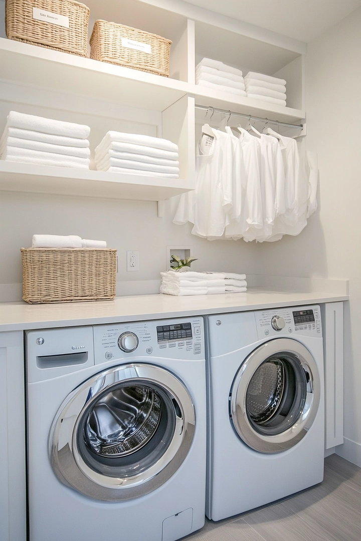 small laundry room organization 29